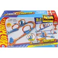 Hot Wheels Track Creator Dreifach-Looping-Pack und Spielzeugauto im Maßstab 1:64