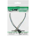 33328D InLine Lüfterkabel Verlängerung PWM 4pol Molex Stecker / Buchse 0,70m ~D~