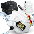 FENERO Wasserkanister Faltbar [Das Original] 1x20l Wasserkanister Camping - Robuster Faltkanister - Trinkwasserkanister - Wasserkanister mit Hahn inkl. Transportaufsatz!