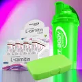 Best Body L-Carnitin 20 Ampullen + Shaker u. Pillenbox in Grün  62,40€/Ltr.