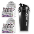 Best Body Nutrition L-Carnitin 2 x 20 Ampullen + BBN Shaker Schwarz 55,70€/Liter