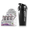 Best Body Nutrition L-Carnitin Ampullen 20 x 25ml + Shaker Schwarz 66,60€/Liter