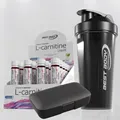 Best Body L-Carnitin 20 x Ampullen + Shaker und Pillenbox in Schwarz 69,40€/L