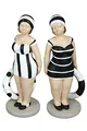 GILDE Poly Figur Becky stehend Badenixe schwarz/oder rot/weiß (Schwarz/weiß)