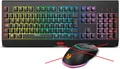 Tastatur Krom NXKROMKBLSP Schwarz Qwerty Spanisch