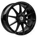 1x TOMASON TN1 black painted 6.5Jx16 5x100 ET40