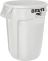 Rubbermaid Wertstoffsammler Brute, Polyethylen, rund, 75 l, weiß 94416