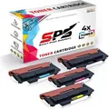 4er Multipack Set Kompatibel für HP Color Laser MFP 178NWG (6HU08A#B19) Drucker Toners HP 117A W2070A Schwarz, W2071A Cyan, W2072A Gelb, W2073A Ma...