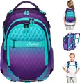Schulrucksack Elephant Hero Signature Rucksack Mädchen Schultasche backpack 12868 Violet Cube (Lila-Türkis)