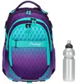 Schultasche Mädchen 4. Klasse Elephant Signature Lila 12868 Violet Cube +Flasche