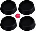 4x Vibrationsdämpfer Waschmaschine Schwingungsdämpfer Trockner Gummifüße schwarz