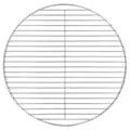 vidaXL Ovaler Edelstahl Grillrost für draußen 43 cm Hitzebeständiges BBQ Kochzubehör Langlebiger Rost für vielseitiges Design Sommerfeste Grillzubehör Barbecue Equipment Metall