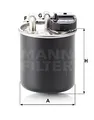 MANN-FILTER WK820/16 Kraftstofffilter für MERCEDES-BENZ