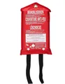 Smartwares Brandschutzdecke Feuerlöschdecke Löschdecke Feuerdecke 1 x 1 m