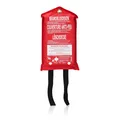 Smartwares Feuerlöschdecke 100x100 cm Glasfasertuch inkl. Schutztasche EN1869