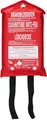 Smartwares Feuerlöschdecke BBD130 Maße  100 x 100 cm  Feuerlöschdecke