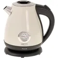 ADLER Camry Elektrischer Wasserkocher mit Thermometer, 2200W, 1.7L, Creme