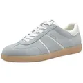 Tamaris Plateausneaker Freizeitschuh, Halbschuh, Schnürschuh mit gepolstertem Schaftrand blau 37 EU
