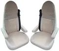 BREMER SITZBEZÜGE Autositzbezug für Aguti GIS-Liner und Milan-Sitze (GT405), Set, 2-tlg., Schonbezüge Sitzbezüge Fahrer und Beifahrer, in Beige