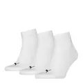 PUMA Unisex Plain Quarter 3 pack