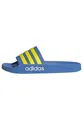 adidas Unisex Adilette Shower Slides, ray blue/yellow/ftwr white, 43 EU