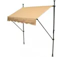 Apex Markise Markise Klemmmarkise 150cm Balkonmarkise Sonnenschutz Handkurbel