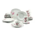 CreaTable Amelie AIKO Tafelgeschirr Geschirrset Kombiservice 30 tlg Tafelservice