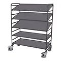 VarioFit Eurokastenwagen 5 Holzböden RAL 7016