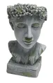 Dehner Gartenfigur Apollo, 40.5 x 24 x 23.5 cm, Magnesia, Imposanter Pflanztopf, robust und stilvoll für besondere Pflanzen