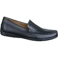 Geox Herren Mokassins schwarz, Glattleder, 2032112/40 - Schwarz - 40