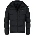 Höhenhorn Winterjacke Eiskar Herren Winter Jacke Gefüttert Steppjacke für Männer schwarz XXL