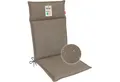 Herlag Hochlehnerauflage Bea Gartenstuhlauflage Hochlehner Wasserabweisend 120x50x4,5cm, (1 St), Polsterauflage für Klappstühle mit UV- & Fleckschutz