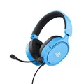 Trust Gaming Headset GXT 498B Forta Offiziell Lizenziert für PlayStation 5, PS4 / PS5 Headset, 1,2 m Kabel, 50mm-Treiber, 3D Audio, Abnehmbares Mikrofon, Verstellbare Over-Ear Kopfhörer, Blau
