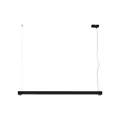 Arcchio LED-Pendellampe Cuna, schwarz, 122cm, Metall