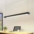 Pendelleuchte Arcchio, Cuna, Schwarz, für Arbeitszimmer / Büro, Metall, Modern - 122.2 - 11.5 - 4.88