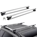 VEVOR Universal Dachträger Querstange Fahrzeuge Erhöhte Seitenreling 19-113cm