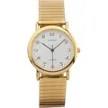 Adora ■ Armbanduhr | goldfarbenes Zugband & Gehäuse | Uni Ø 34mm