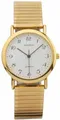 Adora ■ Armbanduhr | goldfarbenes Zugband & Gehäuse | Unisex Ø 34mm