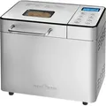 ProfiCook® Brotbackautomat m. Timer | morgens mit warmem Brot aufwachen | Krustenbräunung einstellbar | 13 Programme | Brotbackmaschine | PC BBA ... - Silber