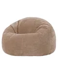 Icon Kingston Sitzsack Cord, Mokkabraun, Sitzsack Erwachsene mit Füllung, Bean Bag, Cord Sessel, Lounge Sessel, Lounge Stuhl, Schlafzimmer, Wohnzimmer, Wohnzimmer Möbel