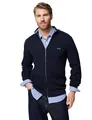 GANT Herren Cotton Pique Zip Cardigan Strickjacke, Evening Blue, XL EU