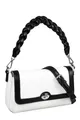 COLLEZIONE ALESSANDRO Schultertasche Schwarz-Weiß, mit Flechtung