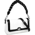 Schultertasche Schwarz-Weiß Elegante Schultertasche von collezione alessandro - Schwarz