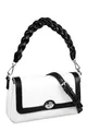 collezione alessandro Schultertasche Schwarz-Weiß Elegante Schultertasche 25cm x 15cm x 5cm
