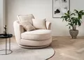 Home affaire Drehsessel MAISIE, Love Seat XXL, Lese-Sessel BIG-, Sessel in MEGA CORD u. Web-Velours, 360 Grad drehbar