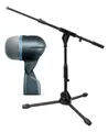 Mikrofon mit speziell für Bass Drum & Bass-Instrumente im Set mit Galgen-Stativ