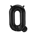 Folienballons Buchstaben Schwarz - 40/80/100 cm für Geburtstag Hochzeit Party Dekoration Happy Birthday JGA Geschenk Luftballon Abschluss Riesenballon ABI groß XXL klein Black Jungen (40 cm - Q)