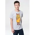 LOGOSHIRT T-Shirt Die Sendung mit der Maus - Maus mit Die Sendung mit der Maus-Print grau L