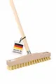 Rheinischer Wischer Schrubber 28cm breit lang schmale form mit Stiel Holzstiel