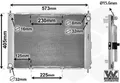 VAN WEZEL 4300M405 Kühler für Motorkühlung Motorkühler Autokühler